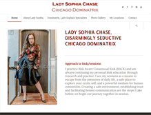 Tablet Screenshot of ladysophia.com